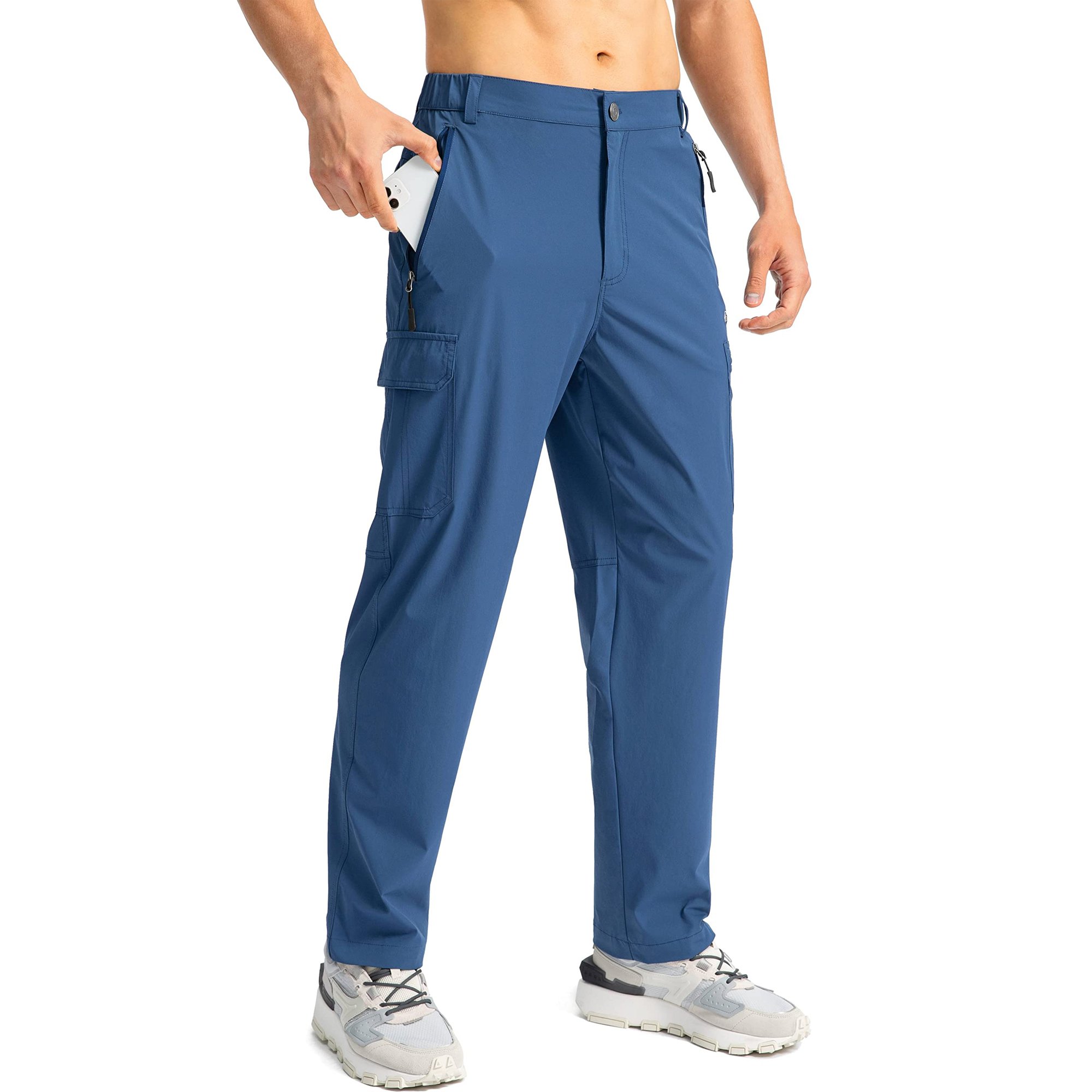 Custom Manufacturers Women's Sport Outdoor Cargo Hiking Jogger Pants Lightweight Quick Dry Jogging Pants With Zipper Pockets