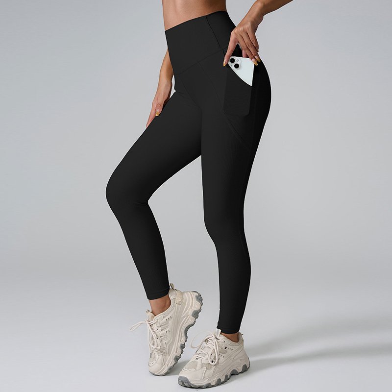 2024 New Gym Leggings High Waisted Hip Lifting Peach Yoga Pants Leggings For Women Quick Dry Fitness Sports Leggings For Women