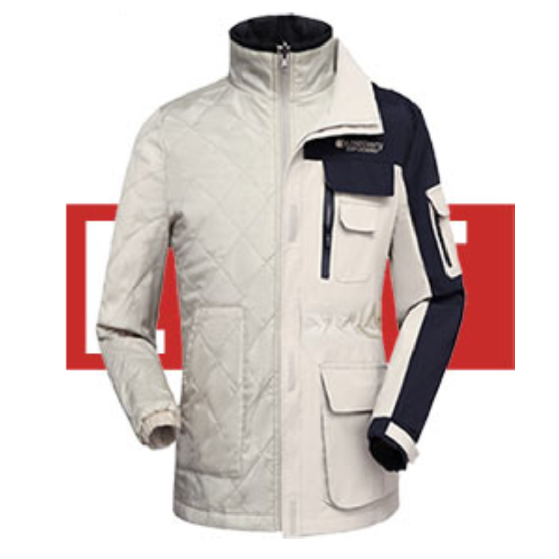 New Style Mens Outdoor Camping Running Mountaineering Waterproof Clothes Stand Collar Hooded Hiking Jacket For Cold Weather