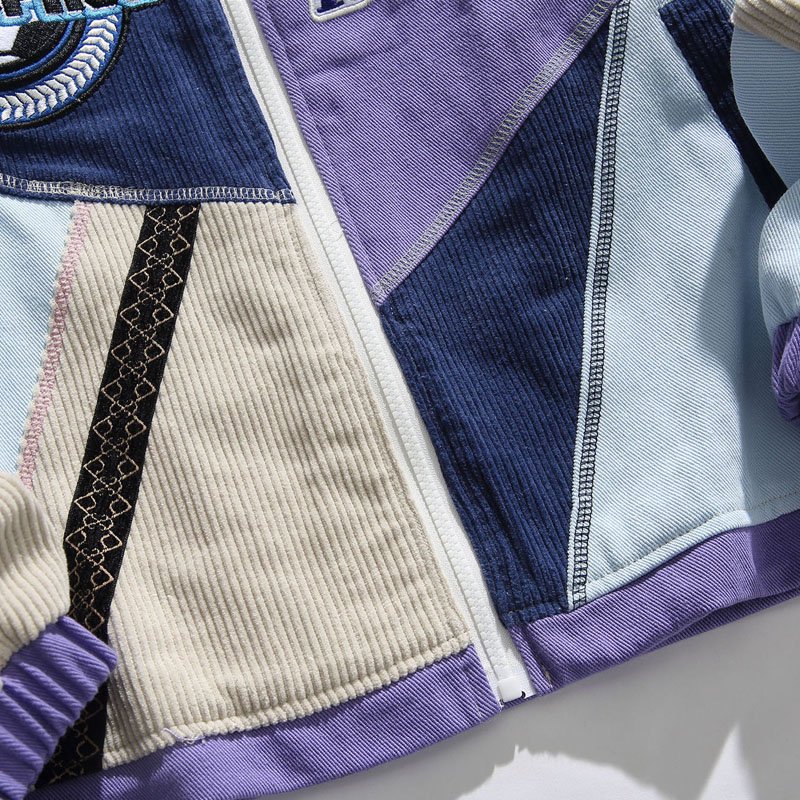 Custom Cool Style Striped Breathable Varsity Jackets Baseball Varsity Jackets for Men Letter Baseball Jacket