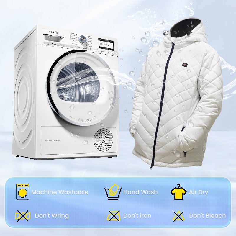High Quality Custom Winter Jacket Women 5 Heating Zones USB Rechargeable Battery Waterproof Windproof Outdoor Heated Clothing