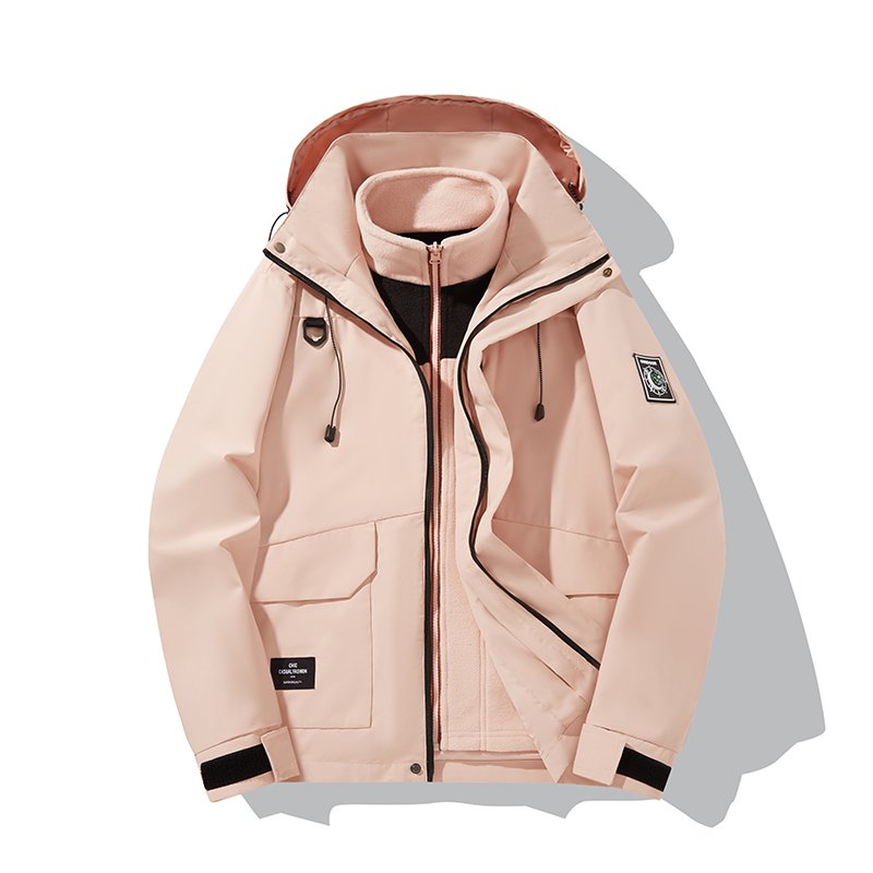 3 in 1 European Size Waterproof Windbreaker Coats for Outdoor Activities for Mountain Climbing and Hiking Windproof Jacket