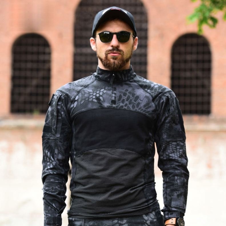 Hiking Trekking Suits Outdoor Hunting Shirt and Pant Rip-stop combat uniform