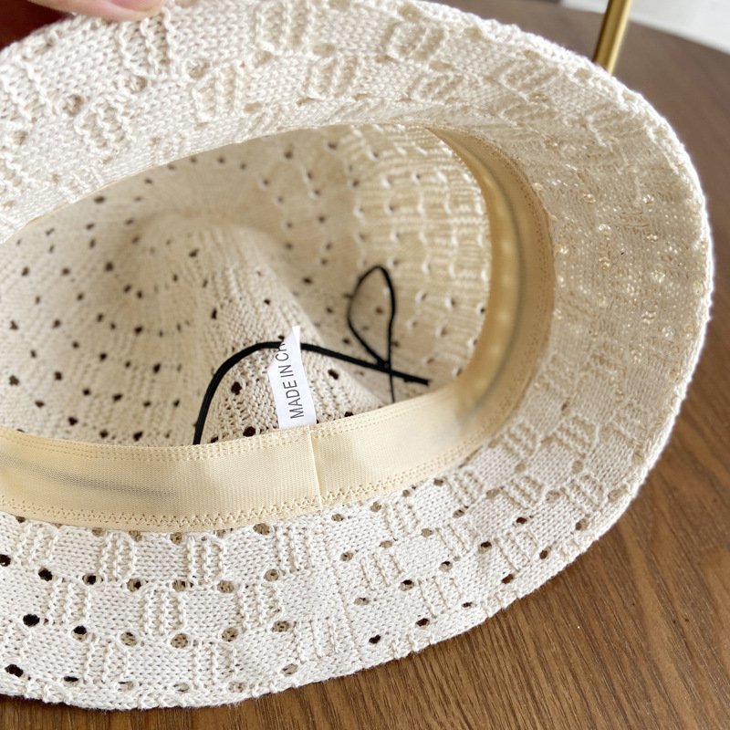 New Fashion Foldable Sunscreen Summer Breathable Adult Fisherman Hat Custom Logo Crochet Bucket Hats For Women