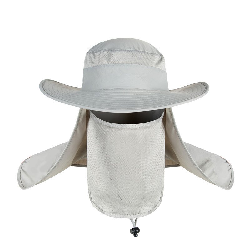 Hot Selling Custom Sun Protection Large Brim Bucker Hat Cap Unisex Solid Fishing Hat For Spring And Summer
