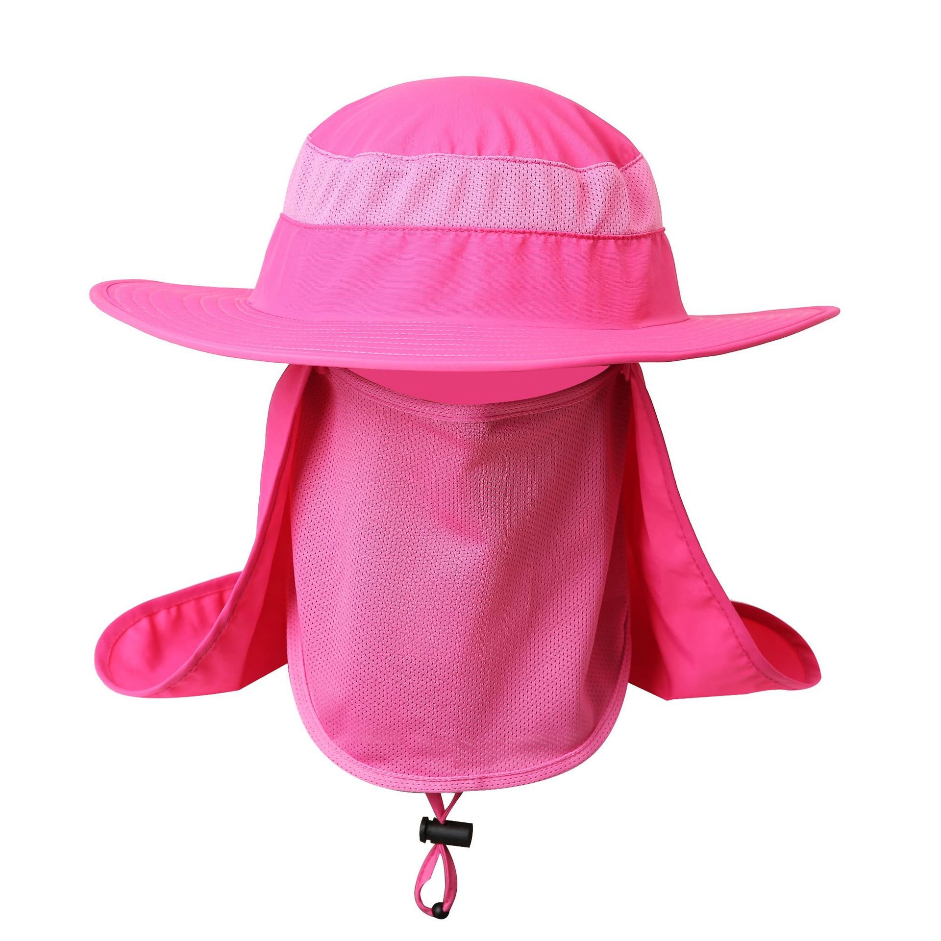 Hot Selling Custom Sun Protection Large Brim Bucker Hat Cap Unisex Solid Fishing Hat For Spring And Summer