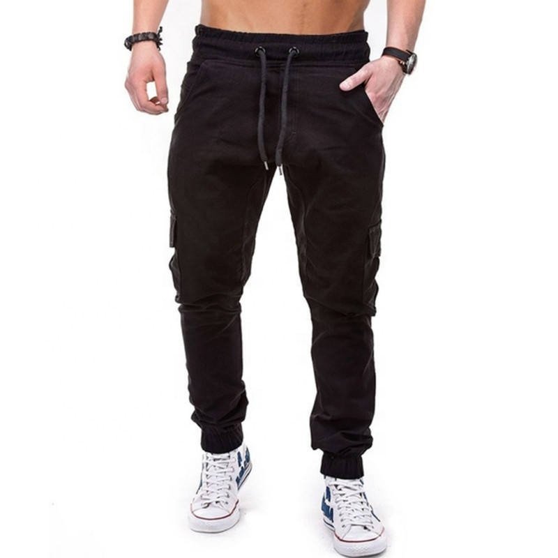 Men's Retro Cargo Trousers Combats Work Loose Workwear Pants Outdoor Hiking Casual Cotton Pants pantalon cargo pantalon