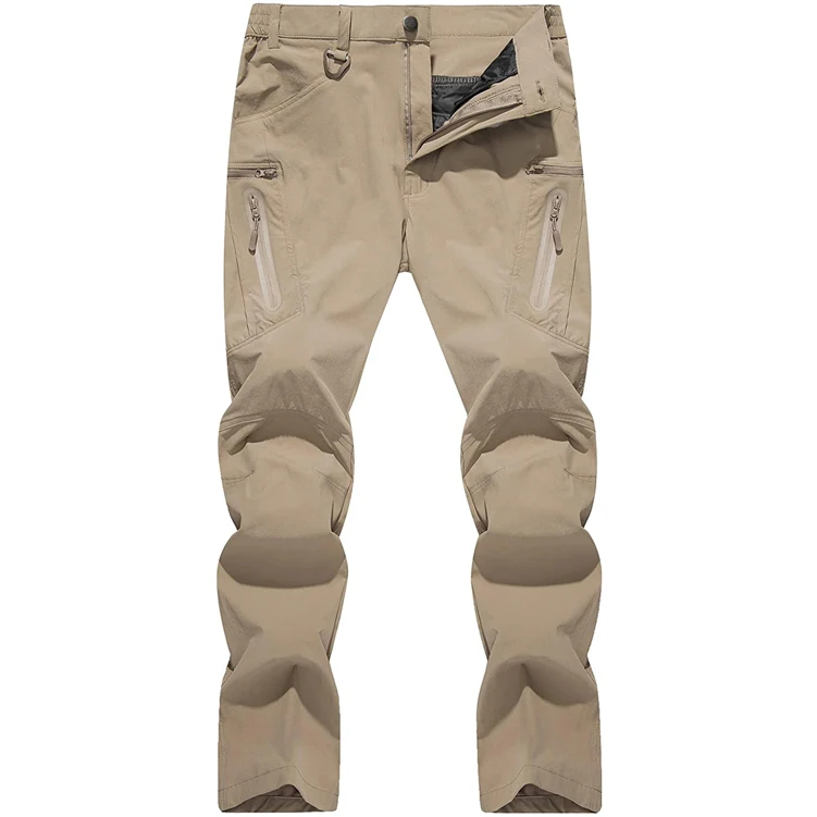 OEM/ODM light weight trousers men's tactical pants outdoor hiking nylon quick-drying overalls windproof waterproof casual pants