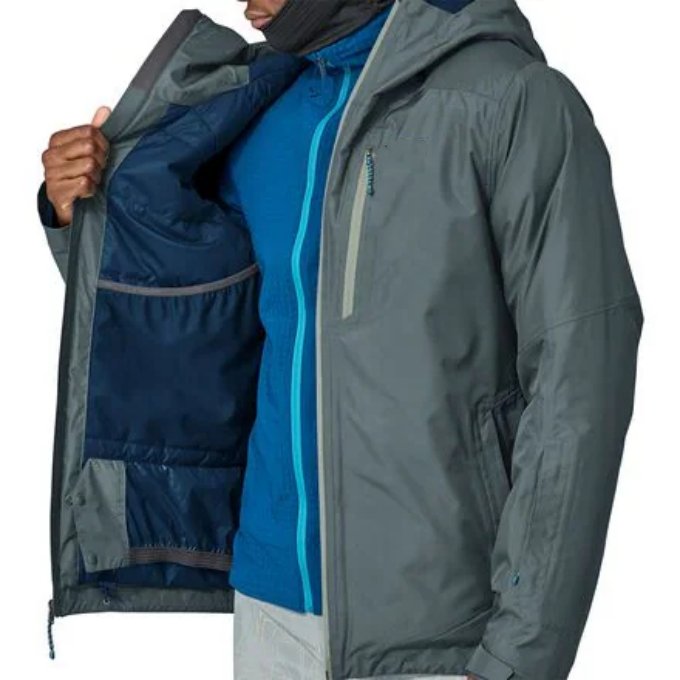 OEM Custom Outdoor Men's Ski & Snowboard Jackets High Quality Waterproof Windbreaker Breathable Ski Hooded Jacket
