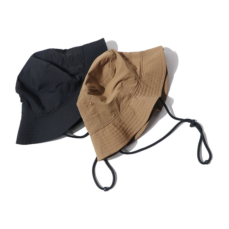 Custom Logo Quick Dry Packable Boonie Hat Men Women Outdoor UV Protection Lightweight Fishing Hiking Bucket Hat with Drawstring