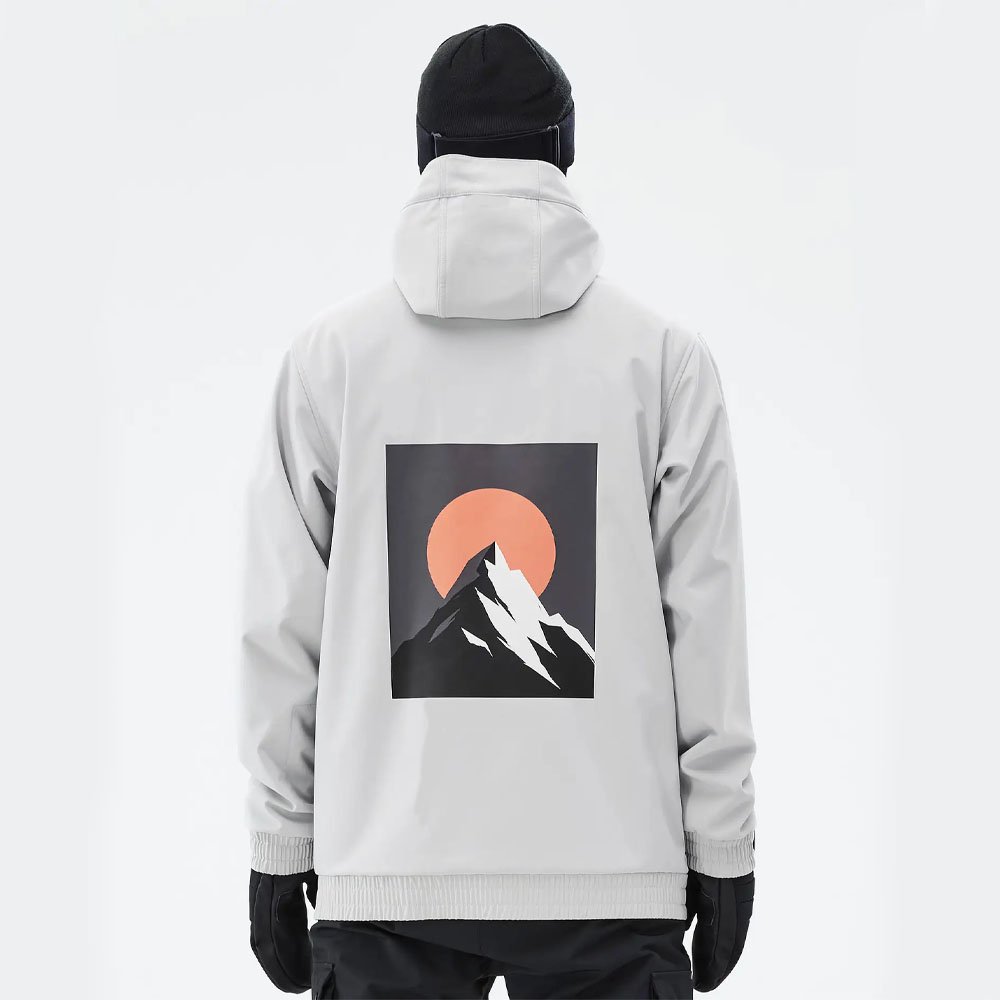 Customized Factory Made Men Ski Waterproof Jackets Factory Durable Storm Guard Hooded Windproof Snowboard Winter Snow Jacket