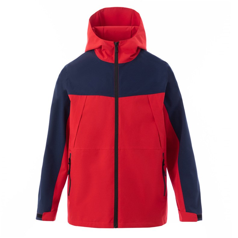 Men Outdoor Sports Coats Climbing Trekking Windbreaker Waterproof Jacket Camping Hiking Hoodies with Mesh Lining
