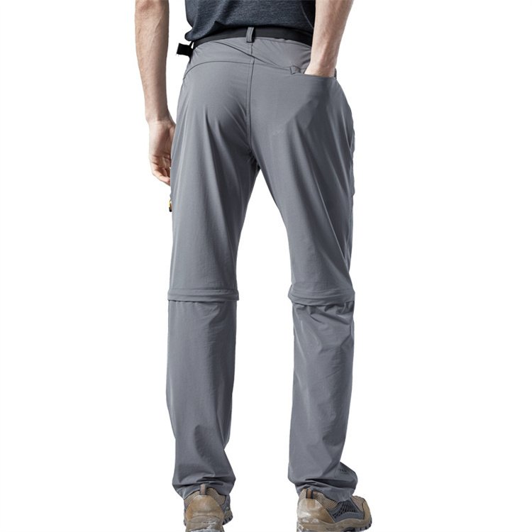 LH Sport Stretch Cargo Fishing Trekking Camping Climbing Trousers Outdoor Hiking Pants Ultralight Men Detachable Pants Trousers