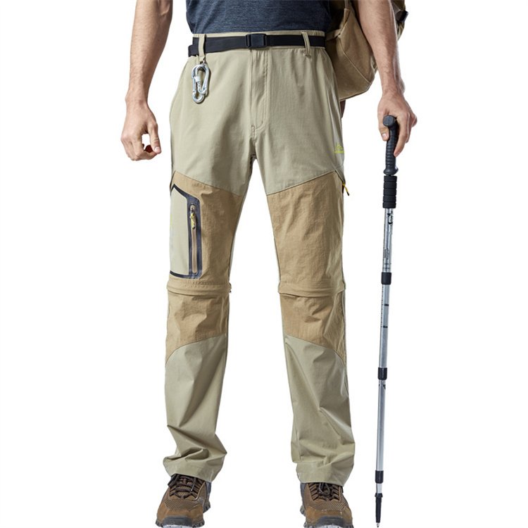 LH Sport Stretch Cargo Fishing Trekking Camping Climbing Trousers Outdoor Hiking Pants Ultralight Men Detachable Pants Trousers