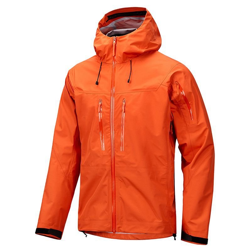 OEM Custom Design waterproof windproof men hiking soft shell jacket outdoor clothing