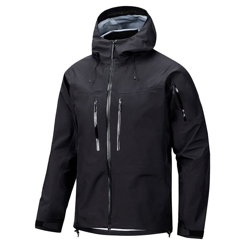 OEM Custom Design waterproof windproof men hiking soft shell jacket outdoor clothing