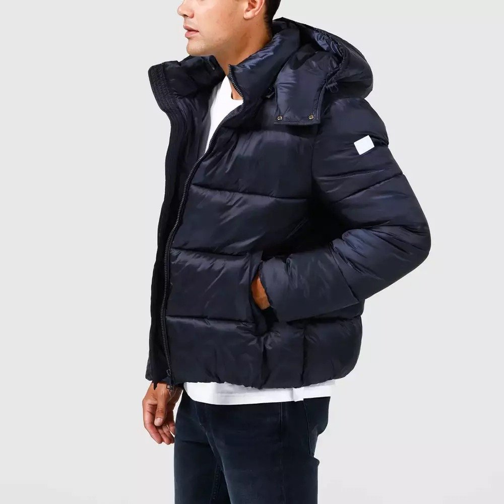 Oem Custom Men Padded Coats Bubble Puffer Jacket Coat Warm Quilted Winter Men JacketMen Padded Coats Men
