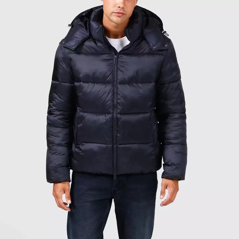 Oem Custom Men Padded Coats Bubble Puffer Jacket Coat Warm Quilted Winter Men JacketMen Padded Coats Men