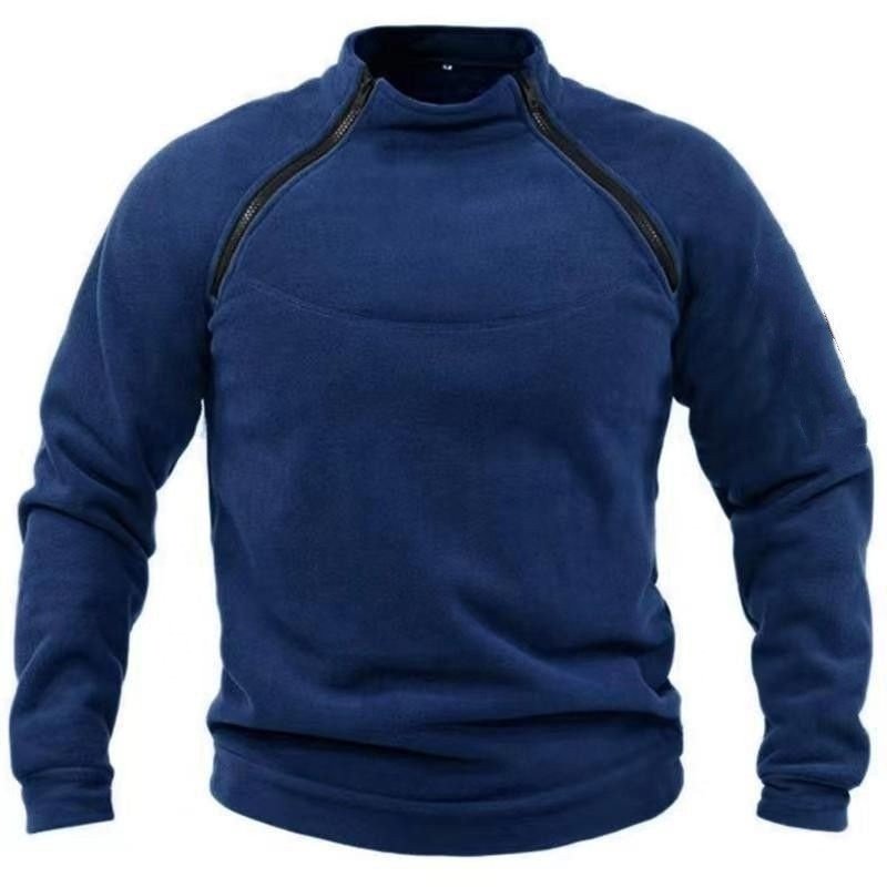 US Men's Tactical Outdoor Polar Fleece Jacket Hunting Clothes Warm Zippers Pullover Men Windproof Coat Thermal Hiking Underwear