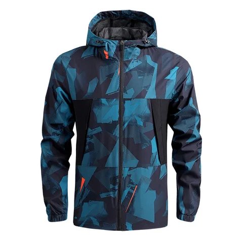 Custom Wholesale Mens Windproof Tactical Fleece Impermeable Outdoor Jacket Manufacturer Camouflage Tactical
