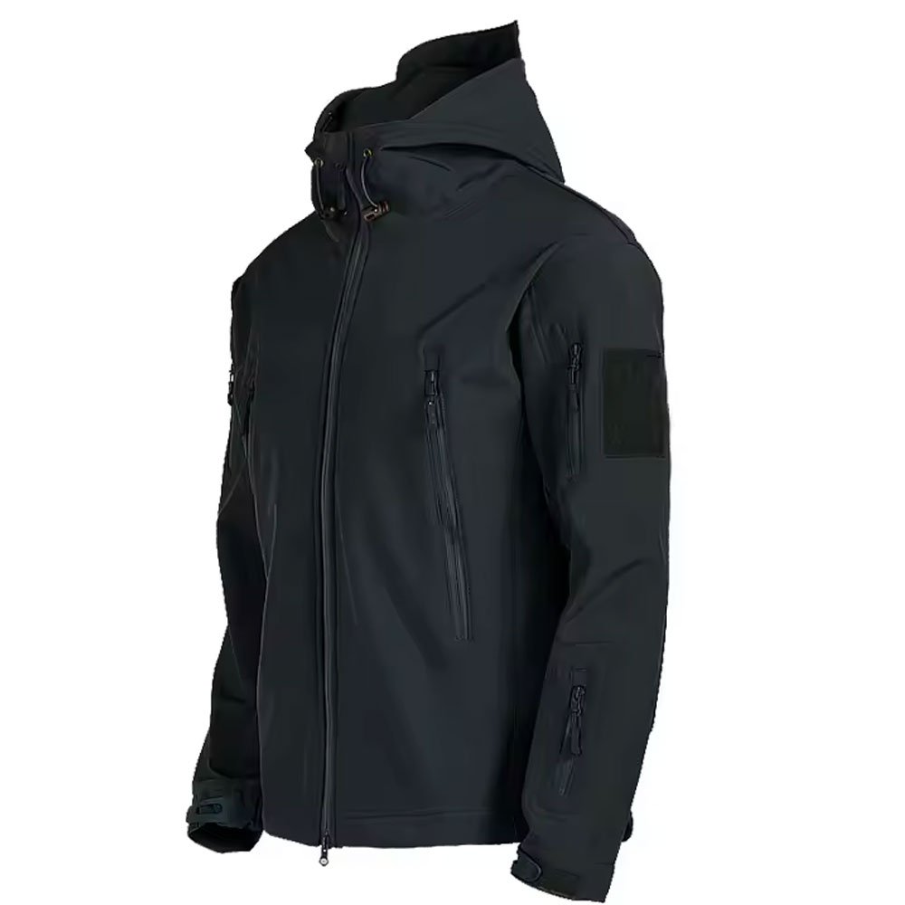 Customization Softshell Tactical high quality Fabric breathable for Men with Hoodie Waterproof tactical jackets