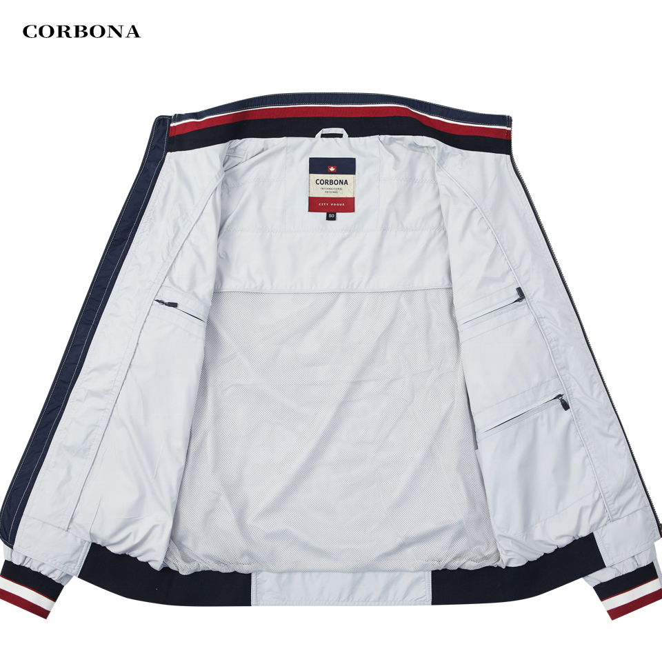 CORBONA New Arrival Men Spring Jacket White Male Fashion Sailing Sea Working Clothing Parka Autumn Summer High Quality