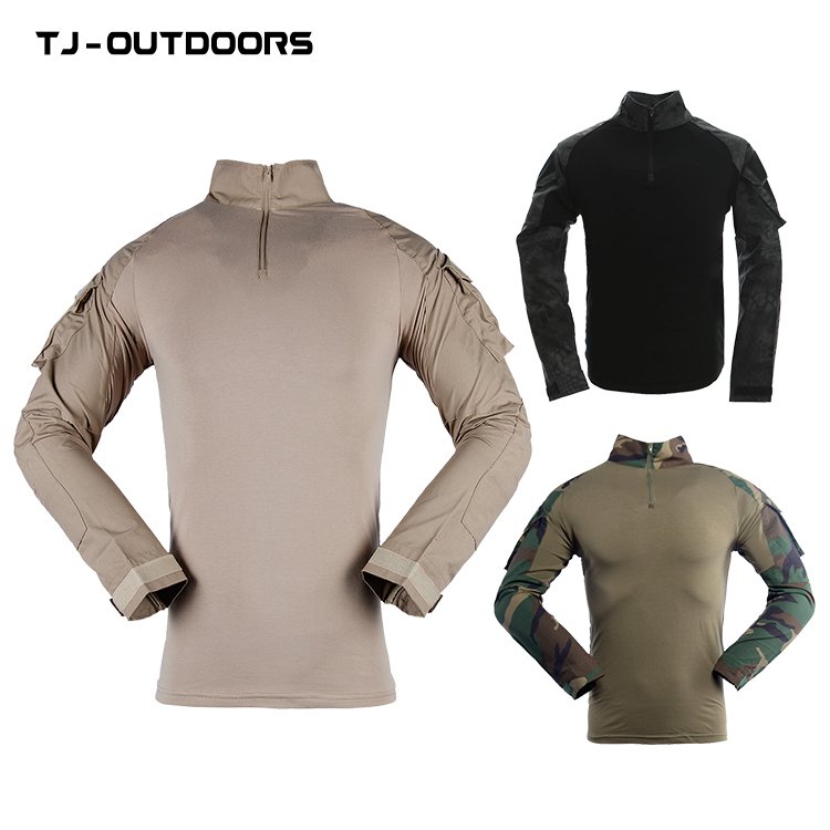 TJ-OUTDOORS frog wear long sleeve T-shirt suit top camouflage long sleeve training long sleeve T-shirt wholesale