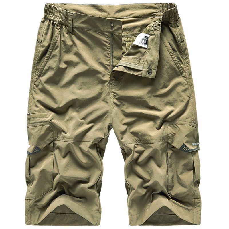 Men's Quick dry Short pants Waterproof Tactical Pants Combat Hiking Hunting Worker Cargo Summer Short Pant Trousers
