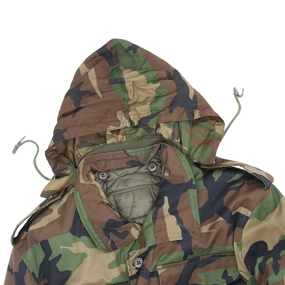 Customized factory supplier windproof camouflage Men's tactical dress winter jacket with hood OEM Service