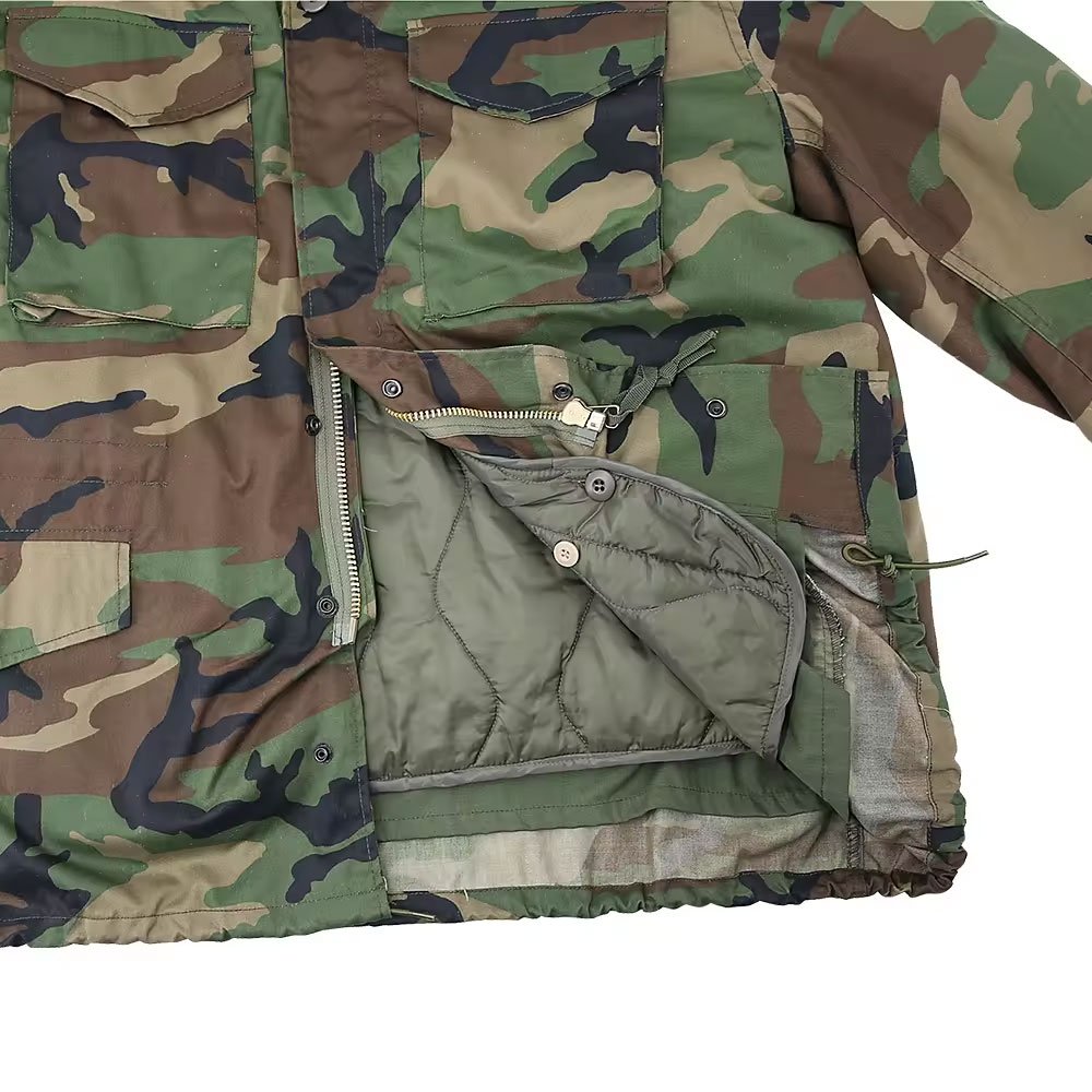 Customized factory supplier windproof camouflage Men's tactical dress winter jacket with hood OEM Service