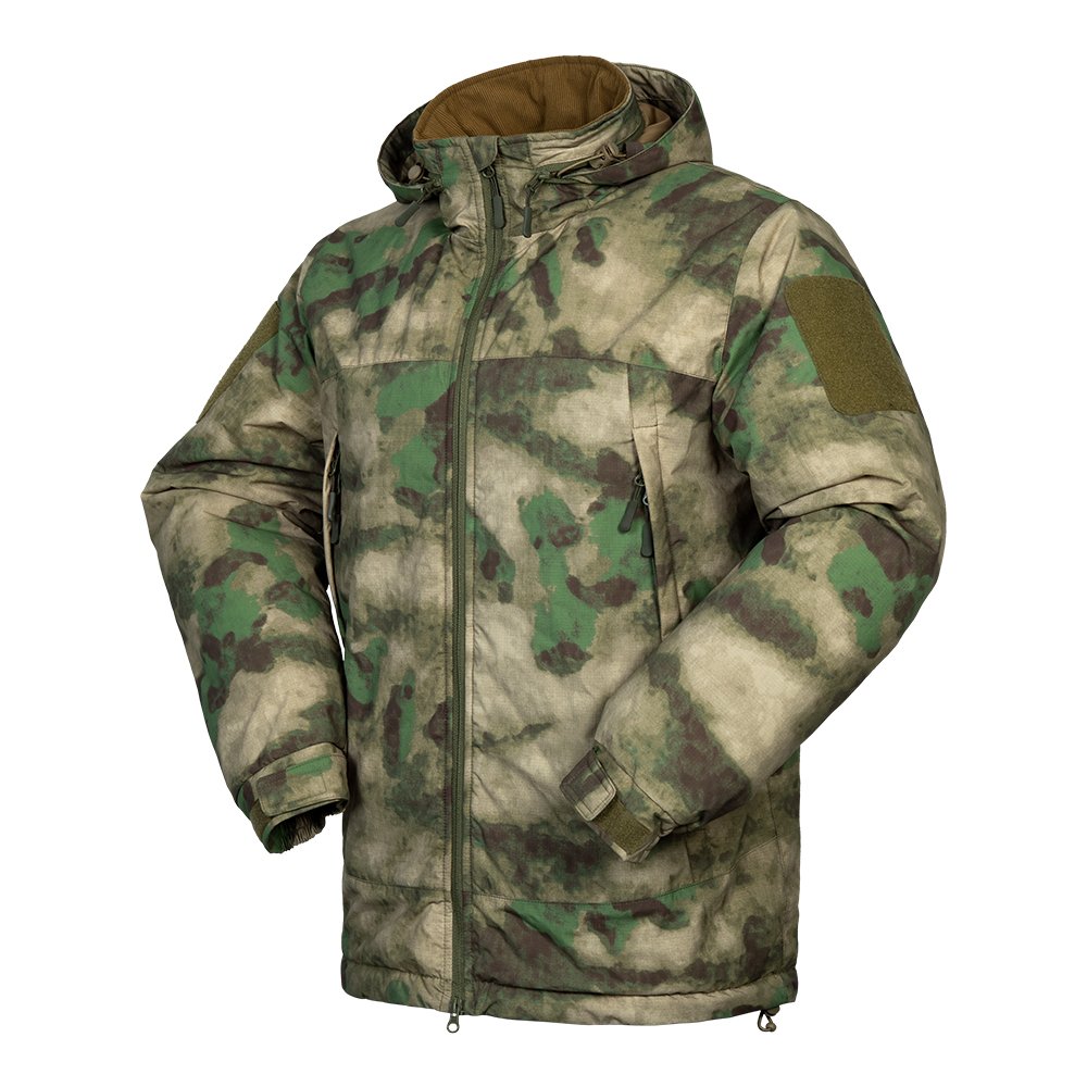 F7 Winter Warm Coat Man's Outdoor Camouflage Hooded Jacket Windbreaker Waterproof Tactical Jacket for Hunting Combat Hiking