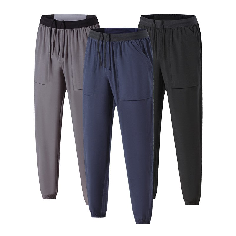 Men's Lightweight Hiking Travel Pants Breathable Athletic Active Joggers Gym Jogger Pants Men's Workout Sweatpants With Pocket