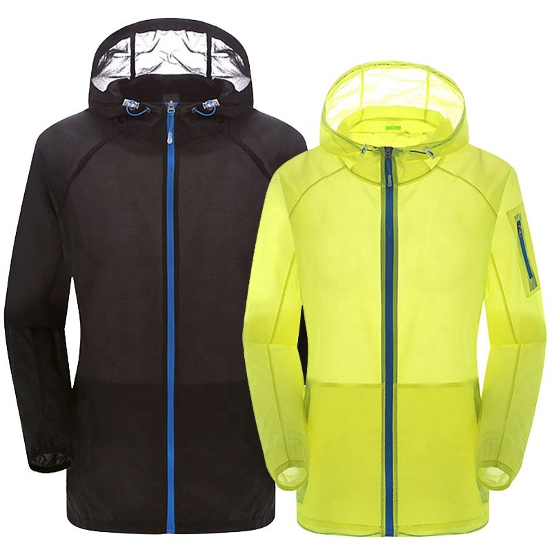 Summer Ultra Thin Upf 50+ Sun Protection Clothing Jackets Outdoor Windbreaker Rash Guard