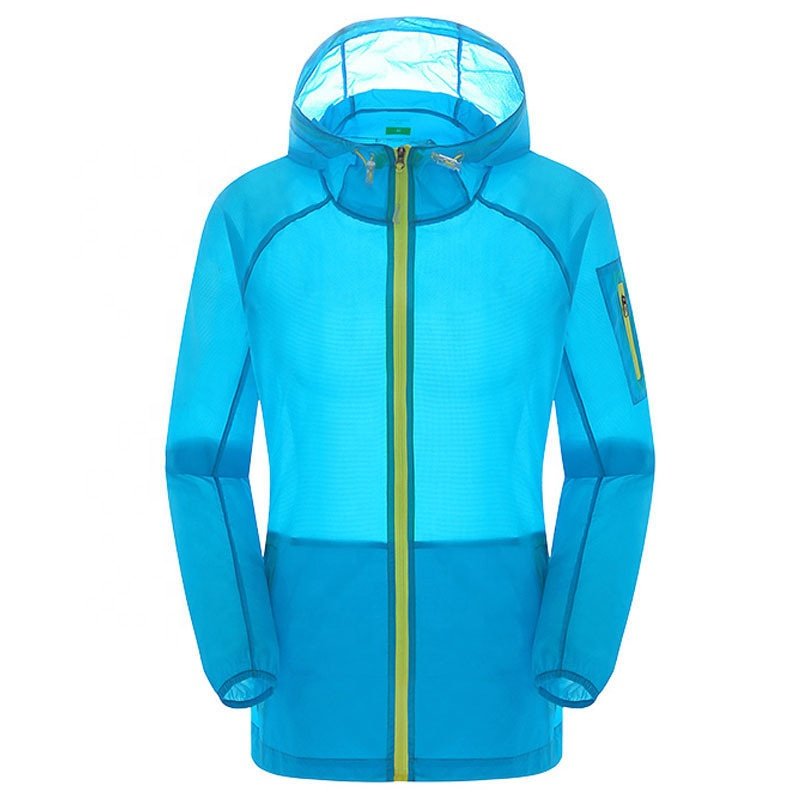 Summer Ultra Thin Upf 50+ Sun Protection Clothing Jackets Outdoor Windbreaker Rash Guard