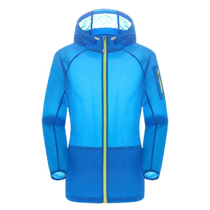 Summer Ultra Thin Upf 50+ Sun Protection Clothing Jackets Outdoor Windbreaker Rash Guard