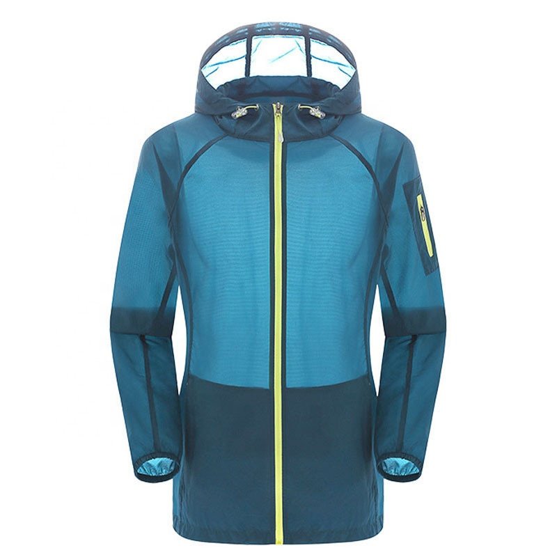 Summer Ultra Thin Upf 50+ Sun Protection Clothing Jackets Outdoor Windbreaker Rash Guard