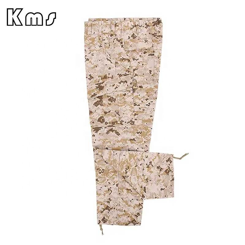 KMS Custom Wholesale 65% Polyester 35% Cotton Outdoor Camouflage Clothing Fatigue ACU Combat Tactical Uniform Suit