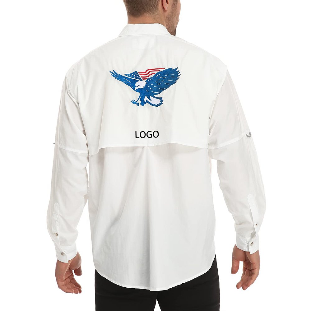 New Design SPF 50+ 88% Polyester 12%Spandex 165gsm UV Protected Customized Fishing Wear Blank fashion Fishing Shirt