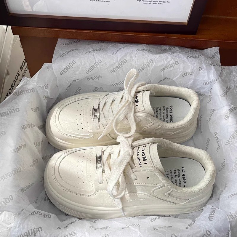 2024 Original women's new fashion design casual shoes thick sole increase skateboard style casual shoes for women