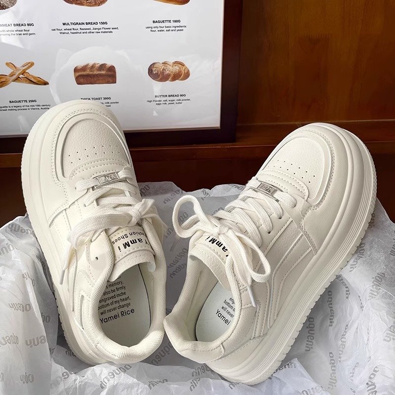 2024 Original women's new fashion design casual shoes thick sole increase skateboard style casual shoes for women