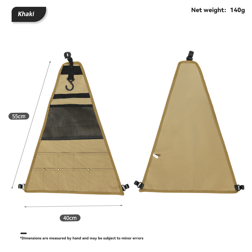 Large travel outdoor camping storage hook triangle rack bag Portable clothing light stand travel mountain rack