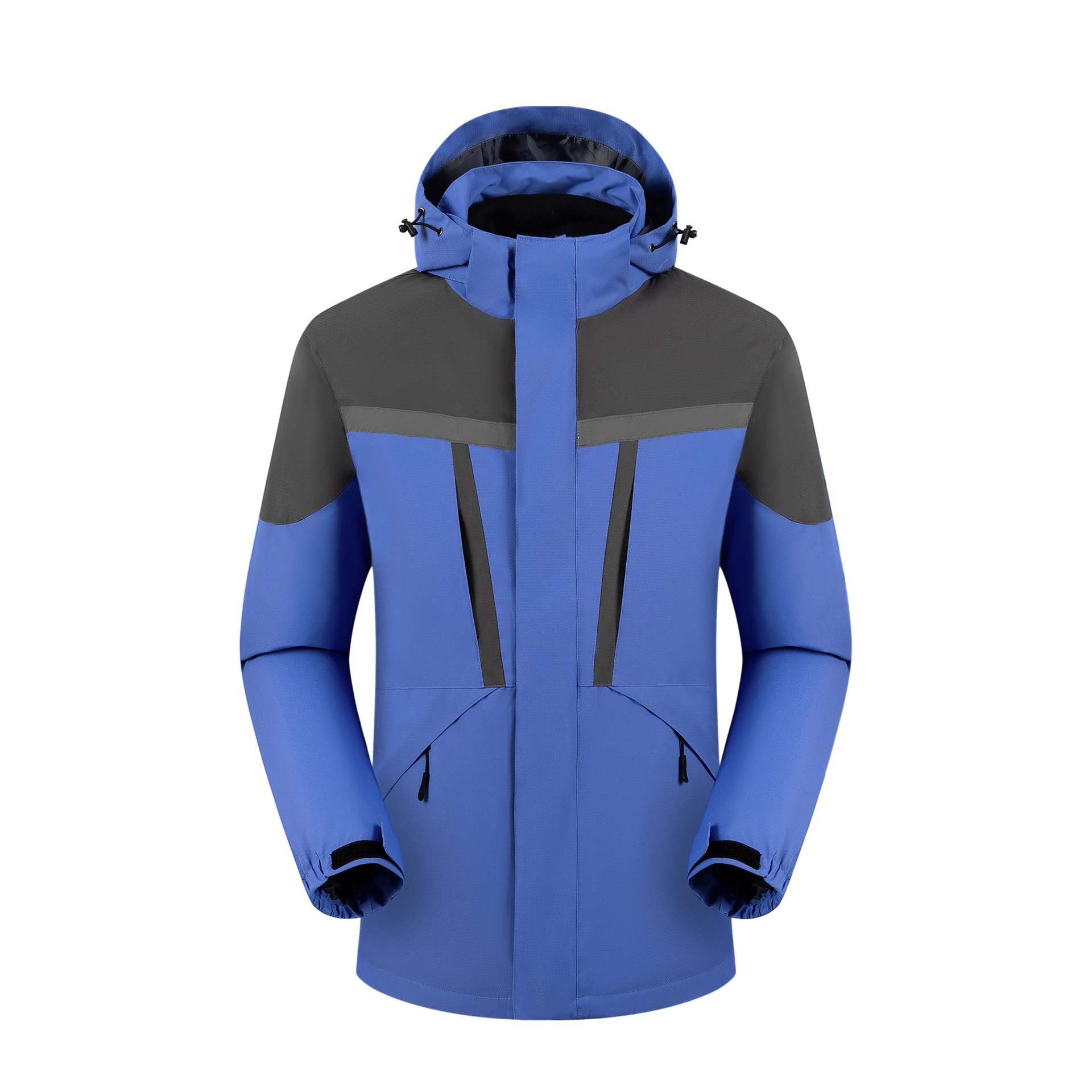 Custom Logo Outdoor Hiking Clothing Softshell Wear Warm Coat Waterproof Jacket with fleece lined