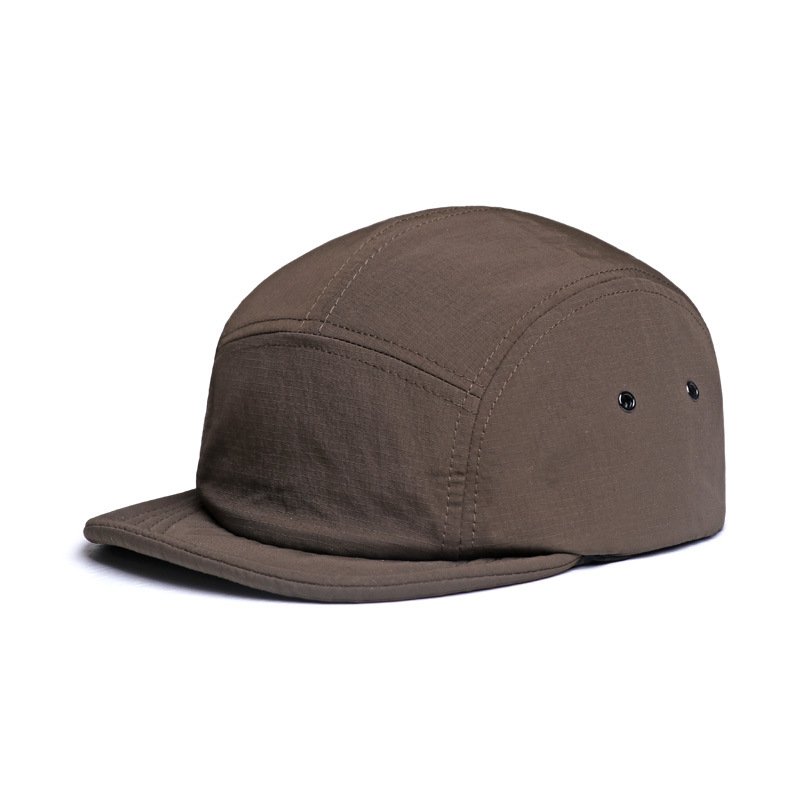 Custom 5 Panel Baseball Cap Quick Dry Camp Cap with Drawstring Running Hiking Fishing 5 Panel Hat