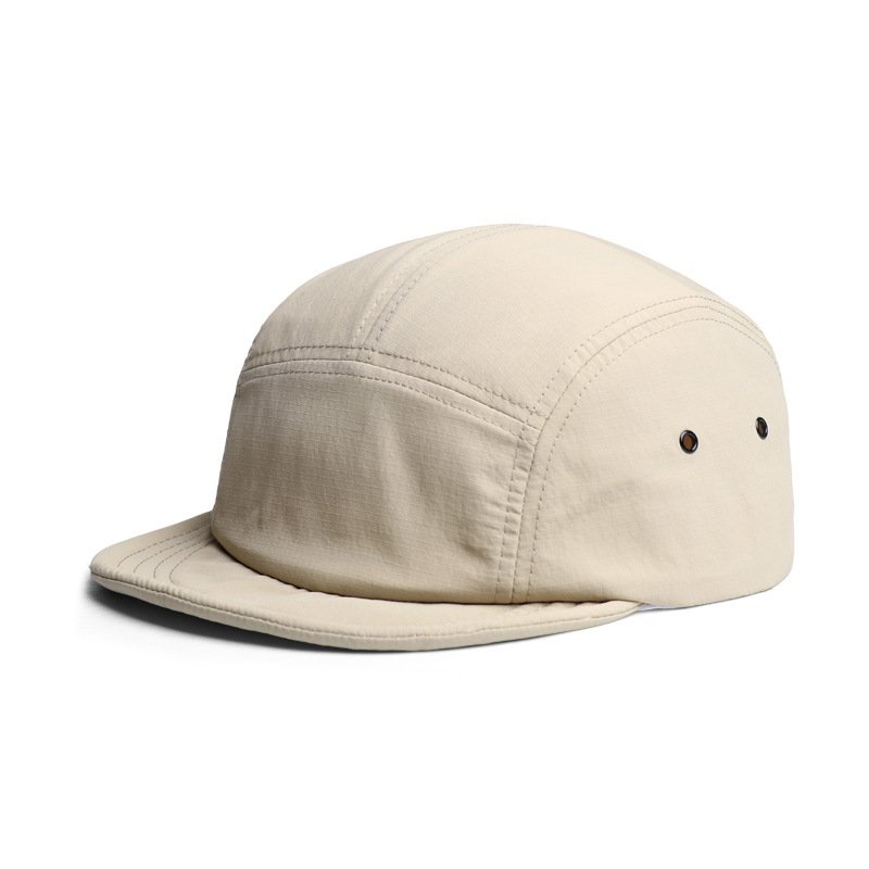 Custom 5 Panel Baseball Cap Quick Dry Camp Cap with Drawstring Running Hiking Fishing 5 Panel Hat