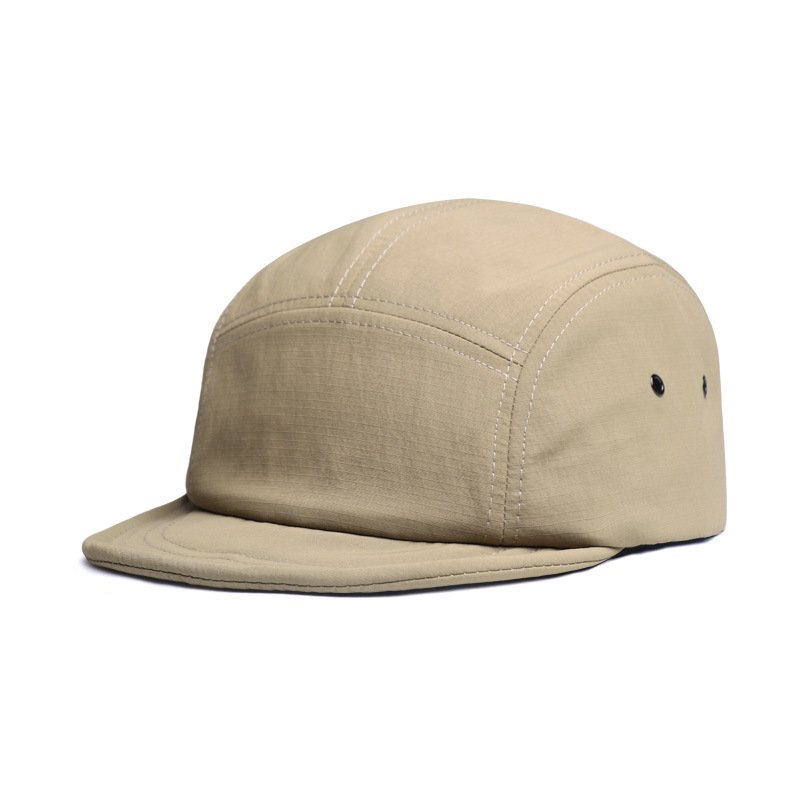 Custom 5 Panel Baseball Cap Quick Dry Camp Cap with Drawstring Running Hiking Fishing 5 Panel Hat