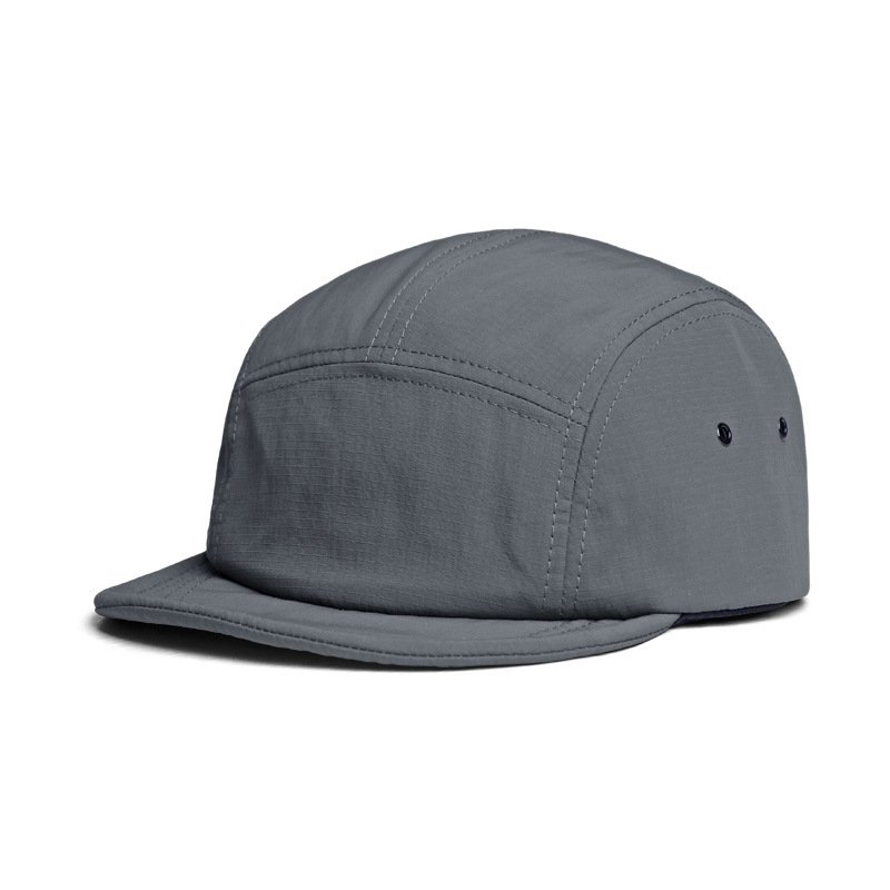 Custom 5 Panel Baseball Cap Quick Dry Camp Cap with Drawstring Running Hiking Fishing 5 Panel Hat