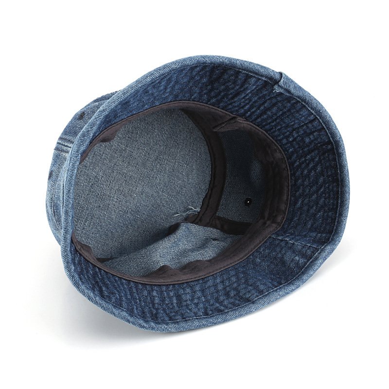 High Quality Washed Denim Bucket Hat Unisex Wide Brim Packable Summer Travel Beach Sun Hat Outdoor Vacation Boonie for Men Women