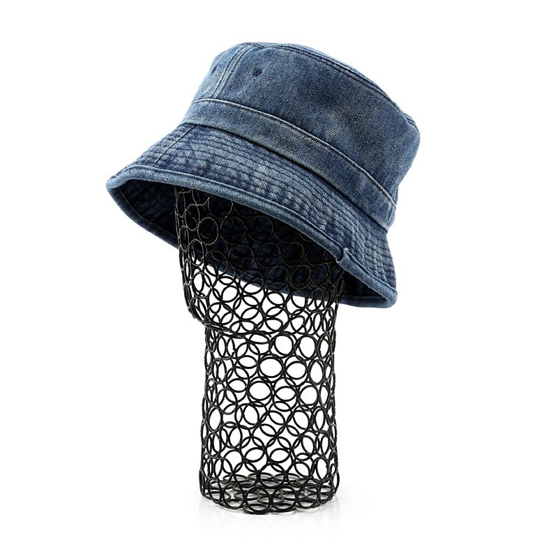High Quality Washed Denim Bucket Hat Unisex Wide Brim Packable Summer Travel Beach Sun Hat Outdoor Vacation Boonie for Men Women