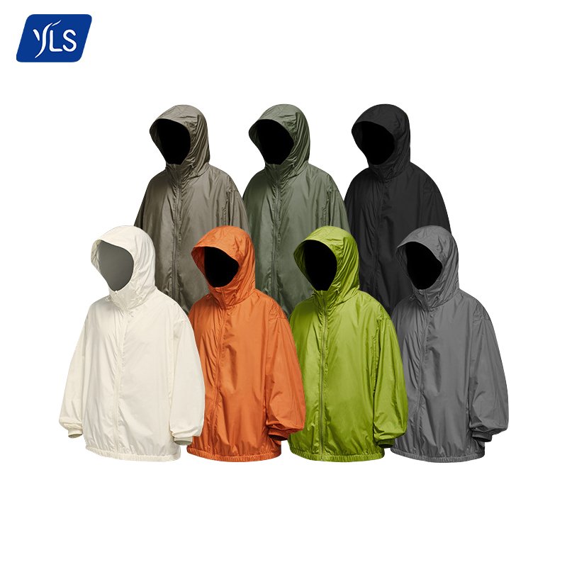 YLS Custom Sunscreen Clothing Hooded Breathable Lightweight Anti Uv Protection Jackets Fishing Coat Outdoor Hiking Jacket