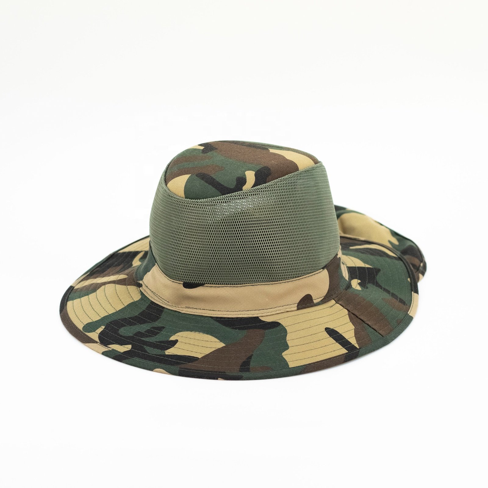 Outdoors hiking Bucket hat large brim Western cowboy hat Sun shade waterproof fisherman hat for men and women